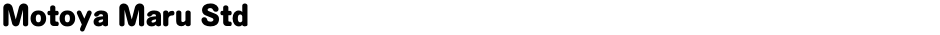 Motoya Maru StdDemo