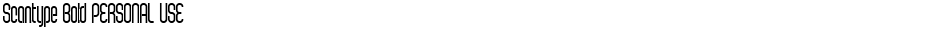 Scantype Bold PERSONAL USEDemo