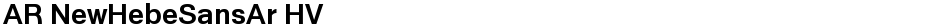 AR NewHebeSansAr HVDemo