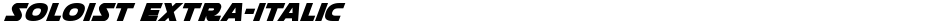 Soloist Extra-ItalicDemo
