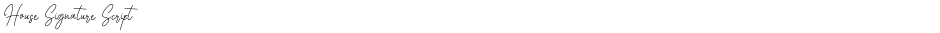 House Signature ScriptDemo