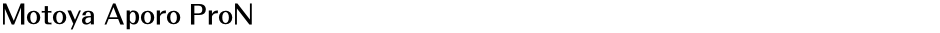 Motoya Aporo ProNDemo