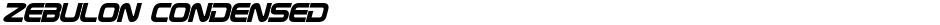 Zebulon CondensedDemo
