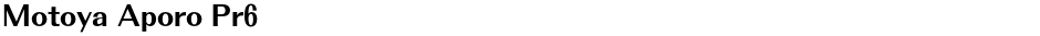 Motoya Aporo Pr6Demo
