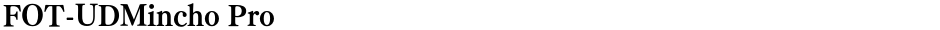 FOT-UDMincho ProDemo