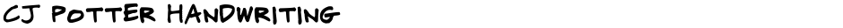 CJ Potter HandwritingDemo