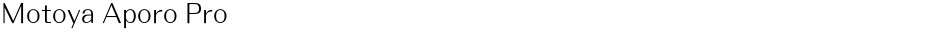 Motoya Aporo ProDemo