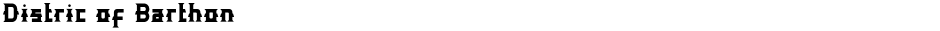 Distric of BarthonDemo