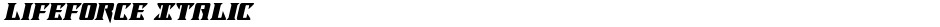 Lifeforce ItalicDemo