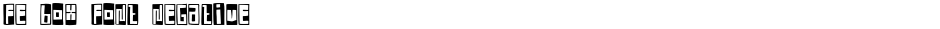 FE Box Font NegativeDemo