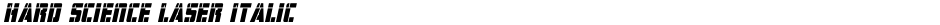 Hard Science Laser ItalicDemo