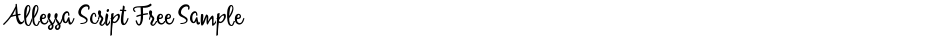 Allessa Script Free SampleDemo