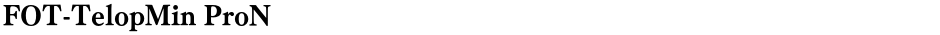 FOT-TelopMin ProNDemo