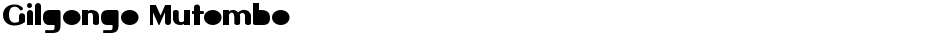 Gilgongo MutomboDemo