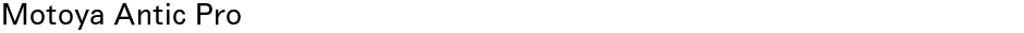 Motoya Antic ProDemo