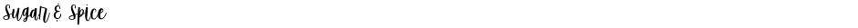 Sugar & SpiceDemo