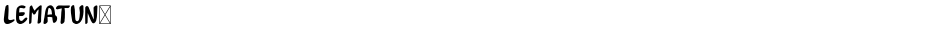LEMATUN1Demo