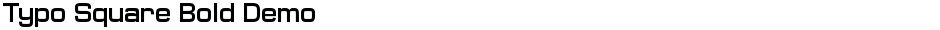 Typo Square Bold DemoDemo
