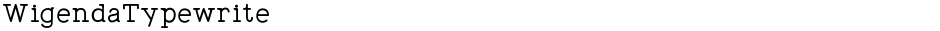 WigendaTypewriteDemo