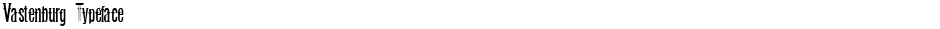 Vastenburg TypefaceDemo
