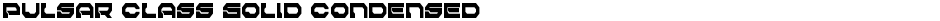 Pulsar Class Solid CondensedDemo