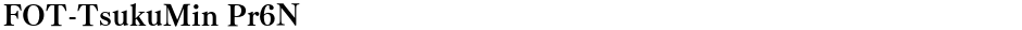 FOT-TsukuMin Pr6NDemo