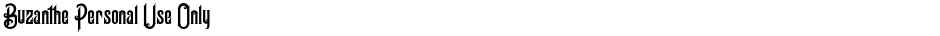 Buzanthe Personal Use OnlyDemo
