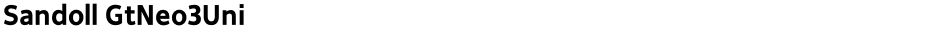 Sandoll GtNeo3UniDemo