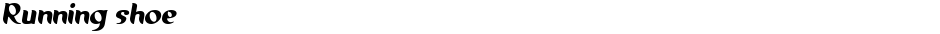 Running shoeDemo