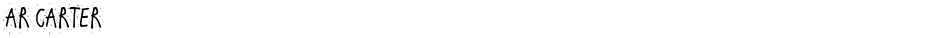 AR CARTERDemo
