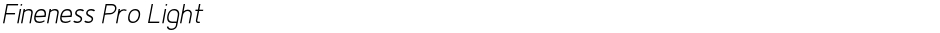 Fineness Pro LightDemo
