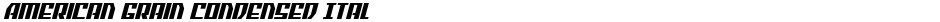 American Grain Condensed ItalDemo