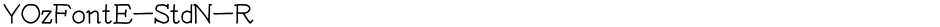 YOzFontE-StdN-RDemo