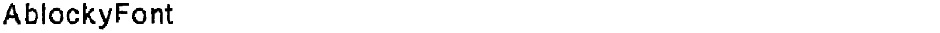 AblockyFontDemo