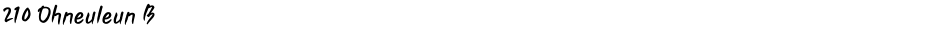 210 Ohneuleun BDemo