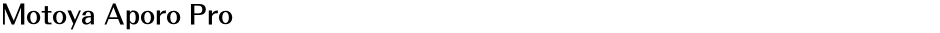Motoya Aporo ProDemo